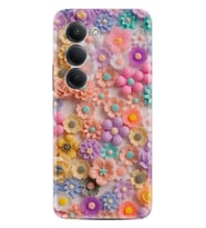 Xiaomi Redmi 15 Kılıf Boutique Baskılı Resimli Rengarenk Papatyalar Pcode -060