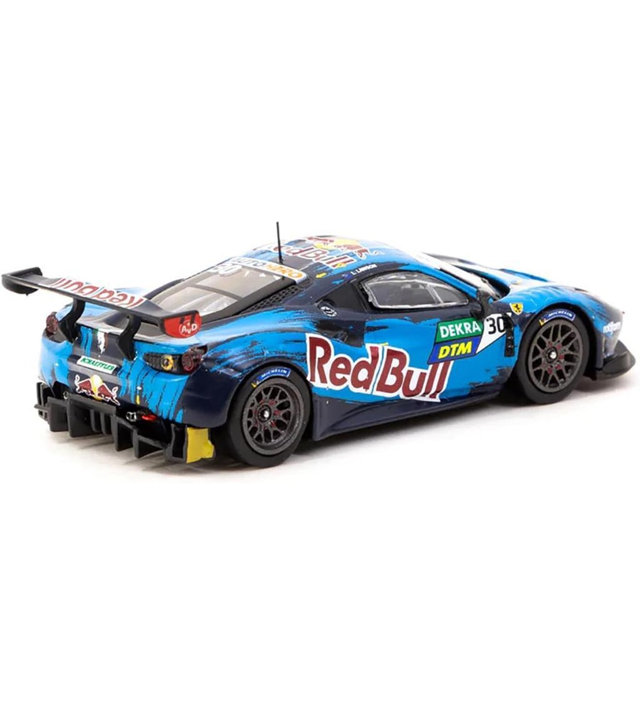 Tarmac Ferrari 488 GT3 DTM 2021 Monza Race 3 Winner 1/64 Model Araba