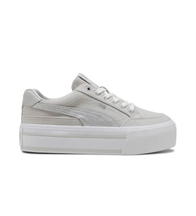 Puma Court CLASSIC Vulc Platform Gri Kadın Sneaker 402329-03
