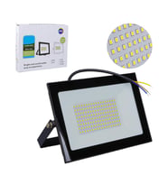 Powermaster PM-22572 100 Watt - 220 Volt 6500K IP66 150* Işık Açısı Siyah Slim Kasa Beyaz Led Projektör
