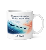 Okyanus Bilimcisine Deniz Sıcaklığı Akıntı Yönü Balina Göçü Hediye Kupa Bardak
