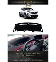 Peugeot 3008 (2020+) ekranlı Ön Torpido Koruma Koruyucu Kilifi Halisi Örtüsü Aksesuarları