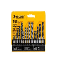 Mey İthalat® Sgs 1418 Ahşap Metal Beton Matkap Ucu Seti 16 Parça