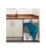 Bulaşık Makinası & Beyaz Eşya Yapışkanlı Folyo Kaplama Sticker (75X75CM) - Bulaşık Makinesi