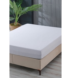 Softy Sıvı Geçirmez Fitted Alez 200 x 200 cm - Beyaz