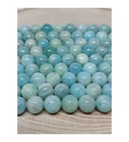 Bileklik Boy Amazonit Taşı Royal Quality Yarım Dizi 8mm (18CM UZUNLUĞUNDADIR)