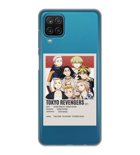 Samsung Galaxy A22 Uyumlu Tokyo Revengers Poster Tasarımlı Şeffaf Telefon Kılıfı