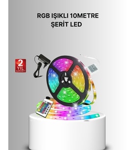 Uzaktan Kumandalı RGB Smart Şerit LED Işık Esnek ve Taşınabilir Dekorasyon