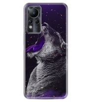 INFINIX Note 11 Pro Note 10 Hot 9 Play Kılıf Desemli Silikon Purple Leopar 1750