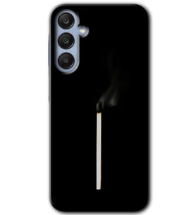 Galaxy A25 Kılıf HD Desen Baskılı Kılıf - Sönmüş Kibrit