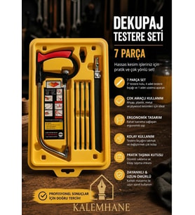 Kalemhane 7 Parça Dekupaj Testere Seti