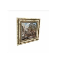 Amsterdam Görseli Baskılı Taş Tablo 25X25