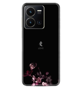 Vivo Y22 Kılıf Silikon Desen Özel Seri Love 1629
