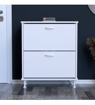 Modilayn UMAY Antre Hol 72 x 90 x 25, 5 cm’ lik 2 Düşer Kapak 4 Göz Raf Bölmeli Ayakkabılık