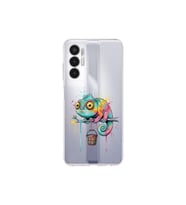 Tecno Pova 3 ile Uyumlu Splash Bukalemun Tasarımlı Şeffaf Silikon Kılıf