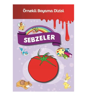 Örnekli Boyama - Sebzeler
