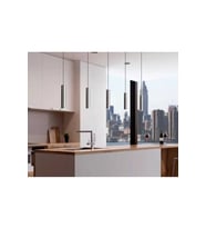 Mylights sıralı masaüstü beşli 5 li sartkıt 120cm metal gövde tasarruflu led ampul inox paslanmaz k