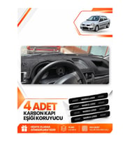 RENAULT CLİO SYMBOL AİRBAGSİZ (2002-2008) Uyumlu Ön Torpido Koruma Kılıfı Halısı - Siyah