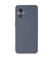 Reno 7 Lite Kılıf Nano Içi Kadife Silikon - Gri