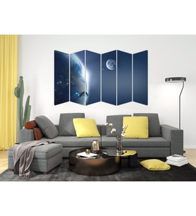 UZAY MEKİĞİ GEZEGEN MDF TABLO-0947 MODEL-B