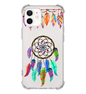 PrintiFy Apple iPhone 12 Mini Uyumlu Nazar Boncuğu 6 Baskılı Şeffaf Köşe Korumalı Antişok Kılıf