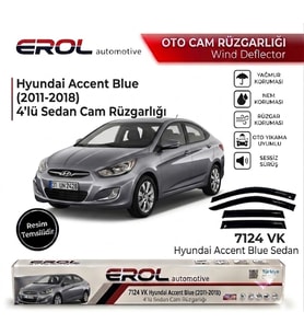 HYUNDAİ ACCENT BLUE (2011-2018) 4'LÜ SEDAN CAM RÜZGARLIĞI