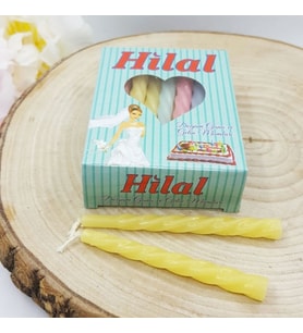 Kına Mumu 24 Adet Pasta Mumu-