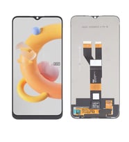 Oppo Realme C11 2021 ile Uyumlu Lcd Ekran Dokunmatik Rmx3231 (Siyah)