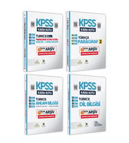 KPSS Türkçenin Kara Kutusu Dijital Çözümlü Konu Özetli ÖSYM Çıkmış Soru Bankası Altın Set Paket