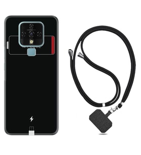 Tecno Camon 16 18P Pova Kılıf Boyun Askılı Silikon My Love 1402