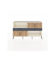 Arges Konsol 3 Raflı 2 Çekmeceli 4 Kapaklı 176x30x99 Aytaşı-Çam/Antrasit
