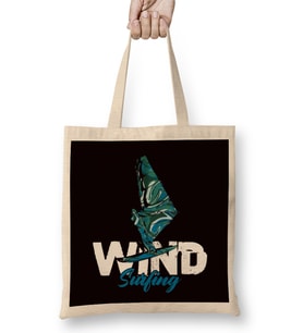 Windsurfing Windsurfer Sailboarding Water Sports Ocean Wave Bez Çanta Uzun Saplı