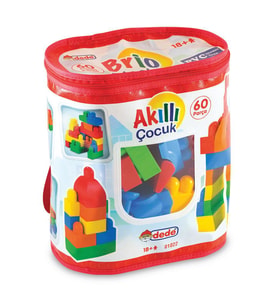 AKILLI ÇOCUK 60 PARÇA EĞİTİCİ LEGO SETİ