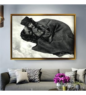Altın Çerçeveli dekoratif tablo a843 (Gold)