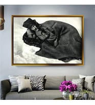 Altın Çerçeveli dekoratif tablo a843 (Gold)