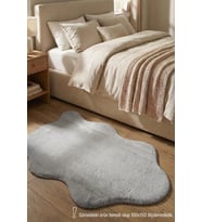 Youdayhomecollection Poly Peluş Post Şeklinde Halı Model Oturma Odası Halısı