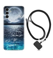Samsung A23 A31 A32 A50 A51 A52 A53 A70 Kılıf Boyun Askılı Silikon Great Moon 1301