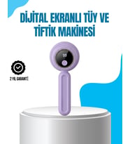 Şarjlı Tiftik Temizleme Makinesi Kablosuz Pratik Kullanım