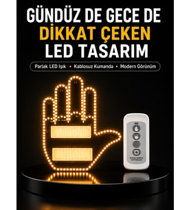 Araç İçin Eğlenceli LED El İşareti Işığı