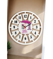 Sevgiliye Hediye Duvar Saati 40cm 030 (Beyaz)