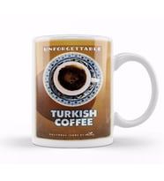 Türk Kahvesi Kupa Bardak Porselen