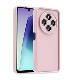 Lexroo Xiaomi Redmi 14C 4G Kılıf Kamera Korumalı Ananas Kılıf - Pembe
