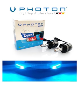 Fardoktoru H7 Led Xenon Oto Ampul Photon Zero Fansız Buz Mavi