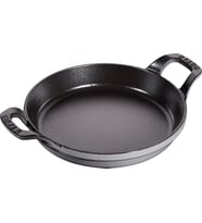Staub Toz İstiflenebilir Fırın Kabı, Yuvarlak (20 Cm, 0,75 L İçerisinde Bulunan Mat Siyah Kaplı Teps (Çok Renkli)