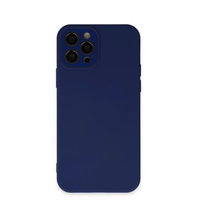 Newface Apple iPhone 12 Pro Kılıf Lansman Glass Kapak - Sky Blue