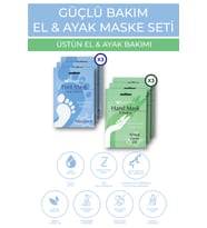 Juvenis 6'lı El ve Ayak Maskesi Seti Buğday Yağlı E Vitaminli Nemlendirici Çatlak Karşıtı Güçlü El Maskesi ve Ayak Maskesi Seti
