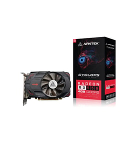 ARKTEK CYCLOPS, AKR550D5S4GH1, RX550, 4Gb, GDDR5, 128BIT, 1xDVI, 1xHDMI, 1xDP GAMING Ekran Kartı