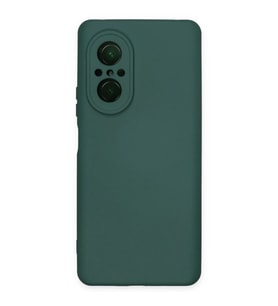 Huawei Nova 9 Se Kılıf Nano İçi Kadife Silikon - Koyu Yeşil