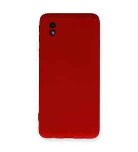 Samsung Galaxy A01 Core Kılıf Nano İçi Kadife Silikon - Kırmızı