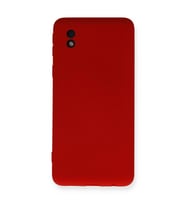 Samsung Galaxy A01 Core Kılıf Nano İçi Kadife Silikon - Kırmızı